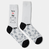 Chaussette Vous avez reçu un message, Envoyer des emails au d (Droite)