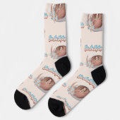 Chaussette Vous êtes ma coupe du calme Boho Latte (Gauche)