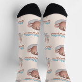 Chaussette Vous êtes ma coupe du calme Boho Latte (Haut)