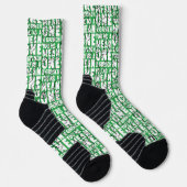 Chaussette Vous êtes un Mean One Mr Grinch Green Motif (Droite)