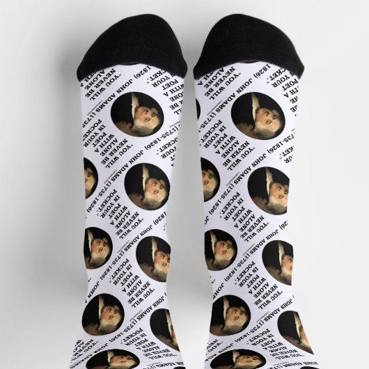 Chaussette Vous Ne Serez Jamais Seul Avec Poet Pocket Adams Q (Haut)