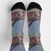 Chaussette Vue de Dolný Kubín par Arnold Peter Weisz (Haut)