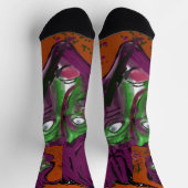 Chaussette Wacky Cartoon Crew Socks (Haut)