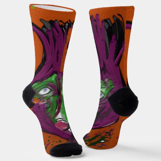 Chaussette Wacky Cartoon Crew Socks (Angulaire)