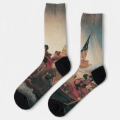 Chaussette Washington traversant le Delaware par Emanuel Leut (Gauche)