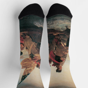Chaussette Washington traversant le Delaware par Emanuel Leut