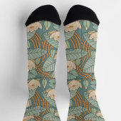 Chaussette Water Lys Lily Art Nouveau Nature (Haut)