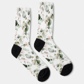 Chaussette Watercolor Eucalyptus Pattern (Droite)