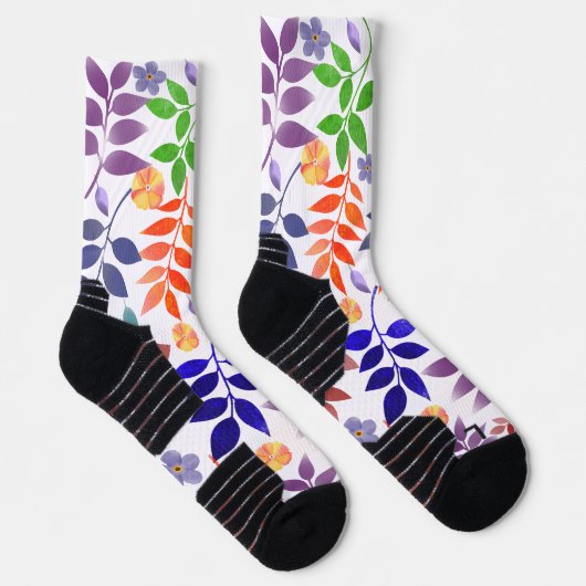 Chaussette Watercolor Floral Pattern Socks (Droite)