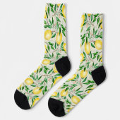 Chaussette Watercolor lemons (Gauche)
