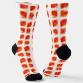 Chaussette Watermelon Slice Pattern – Seamless Summer Fruit o (Angulaire)