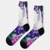 Chaussette West Highland White Terrier Peinture Chien Art (Gauche)