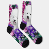 Chaussette West Highland White Terrier Peinture Chien Art (Droite)