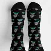 Chaussette Whaley Awesome Funny Whale Pun Design (Haut)
