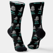 Chaussette Whaley Awesome Funny Whale Pun Design (Angulaire)