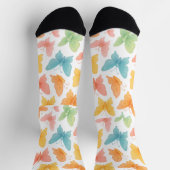 Chaussette "Whimsical Butterflies" Crew Socks (Haut)