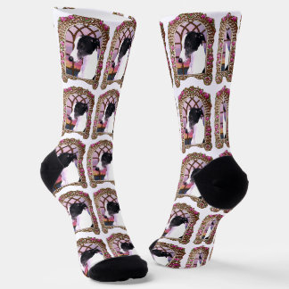 Chaussette Whippet encadré