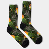 Chaussette White Bellied Caique Parrot with Bamboo Tree (Droite)