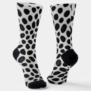 Chaussette White Leopard Elegant Moderne Collection Luxe