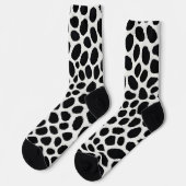 Chaussette White Leopard Elégante Collection de luxe tendance (Gauche)