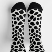 Chaussette White Leopard Elégante Collection de luxe tendance (Haut)