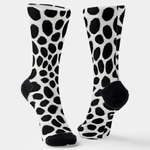 Chaussette White Leopard Elégante Collection de luxe tendance