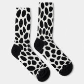 Chaussette White Leopard Elégante Collection de luxe tendance (Droite)