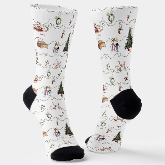 Chaussette Whoville Christmas Garland Celebration (Angulaire)