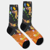 Chaussette wild leaves falling crew Socks (Droite)