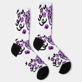 Chaussette Wild Purple Peacock (Droite)