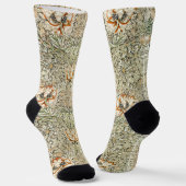 Chaussette William Morris Antique Honeysuckle Floral Classic (Angulaire)