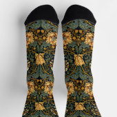 Chaussette William Morris Antique Honeysuckle Floral Pattern (Haut)