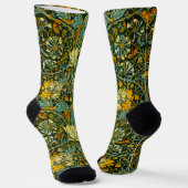 Chaussette William Morris Antique Honeysuckle Motif Floral (Angulaire)
