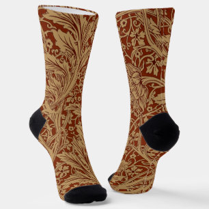 Chaussette William Morris Arcadia Floral Garden Flower Classi