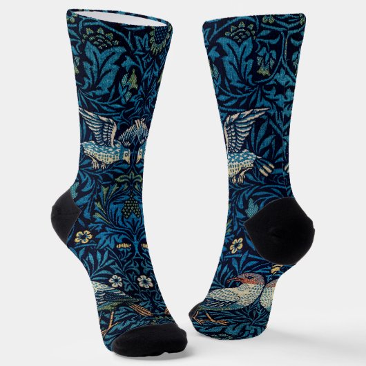 Chaussette William Morris Blue Birds Tapestry Classic (Angulaire)