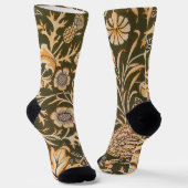 Chaussette William Morris Cherwell Motif de fond d'écran (Angulaire)