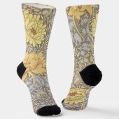 Chaussette William Morris Chrysanthemum Fleurs maman (Angulaire)