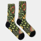 Chaussette William Morris Conception botanique florale persan (Droite)