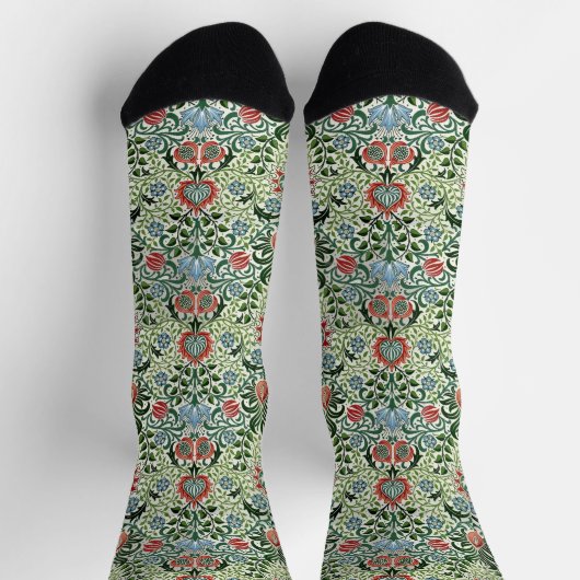 Chaussette William Morris "Fleur Persane" (Haut)