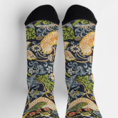 Chaussette William Morris - Fraise Thief Motif Floral (Haut)