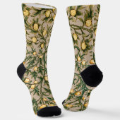 Chaussette William Morris Fruit Floral Jardin Fleur Classique (Angulaire)