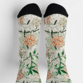 Chaussette William Morris Jardin Fleur de Jasmin Classique (Haut)