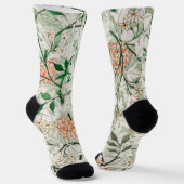 Chaussette William Morris Jardin Fleur de Jasmin Classique (Angulaire)
