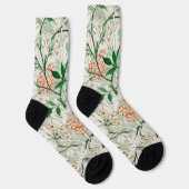Chaussette William Morris Jardin Fleur de Jasmin Classique (Droite)