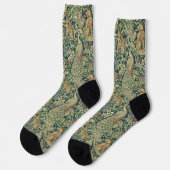 Chaussette William Morris "La Forêt" Faune (Gauche)