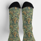 Chaussette William Morris "La Forêt" Faune (Haut)