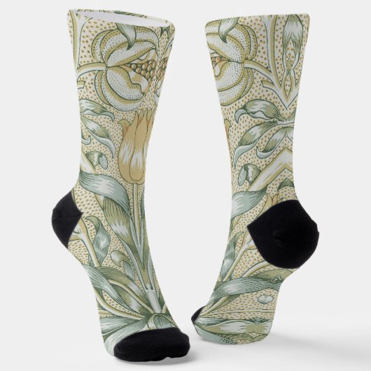 Chaussette William Morris Lily et de la grenade classique (Angulaire)