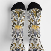 Chaussette William Morris Lodden Fleur florale (Haut)