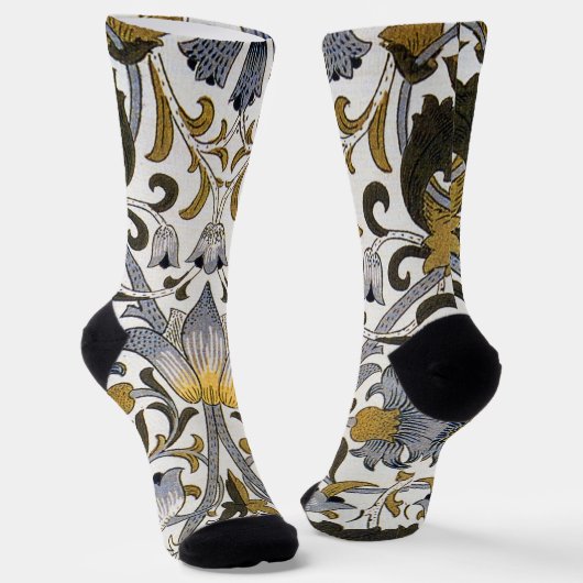Chaussette William Morris Lodden Fleur florale (Angulaire)