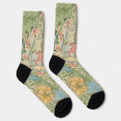 Chaussette William Morris Myrtle Fleur Floral Botanique (Droite)